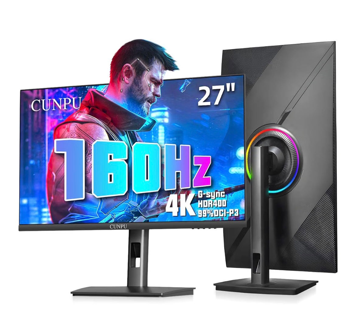 UltraView 27 inch 4K 160Hz gaming monitor