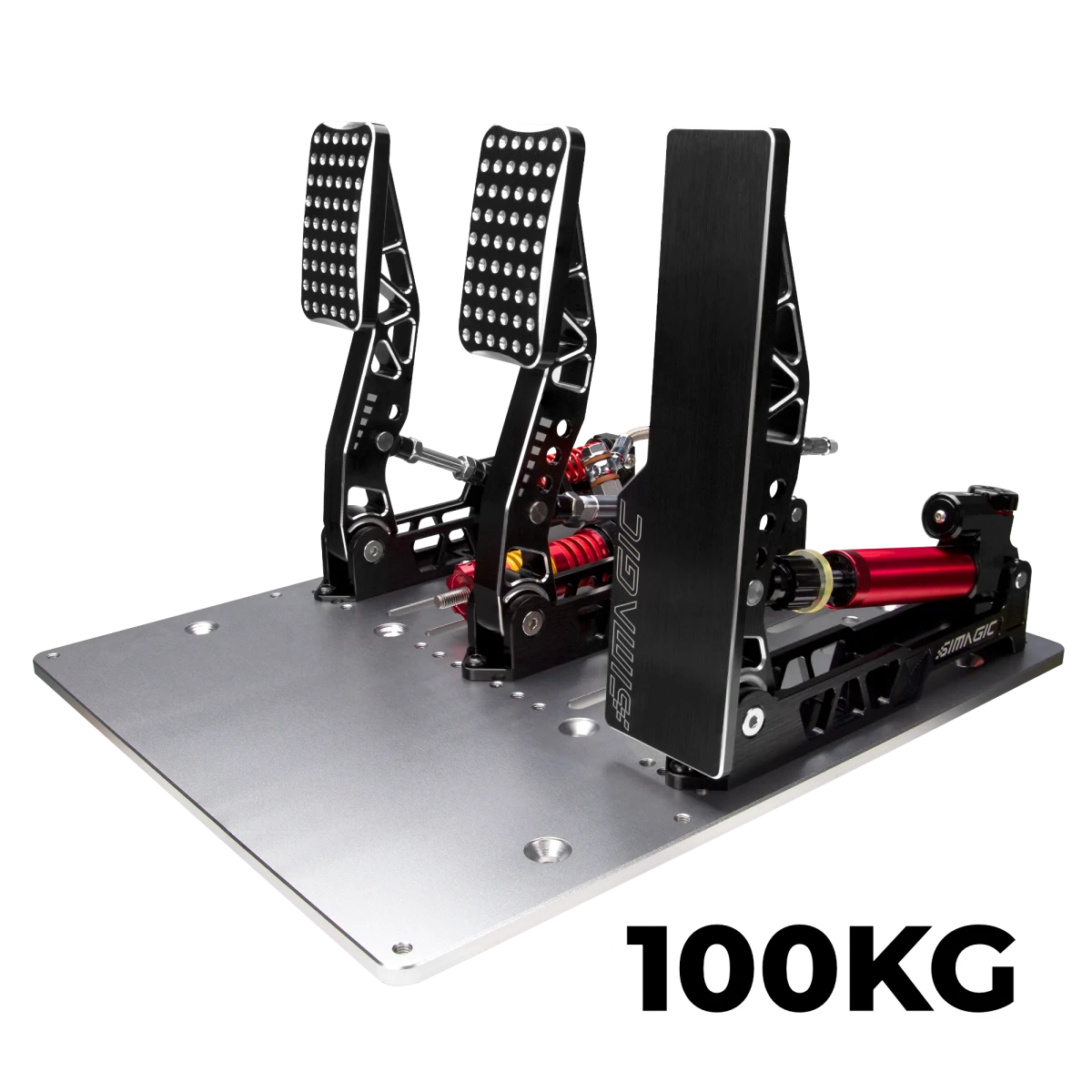 TorqueSim Pro Load Cell Pedal Set full three-pedal view